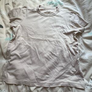 Uniqlo, Size L, Cream Fitted Shirt